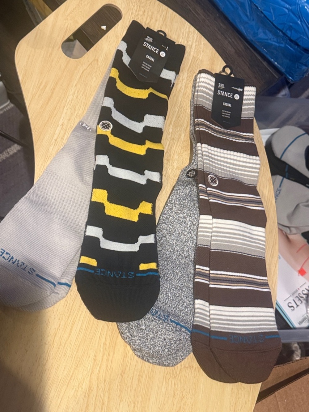 Stance Casual Cotton Crew Socks Large 4 pair